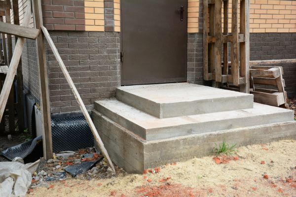 Cost of Cement Steps Construction in Upland