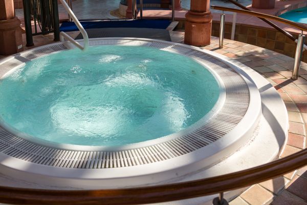Hot Tub Patio Construction in Upland
