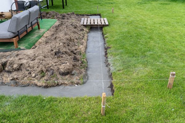 Cost of Cement Footer Installation in Upland