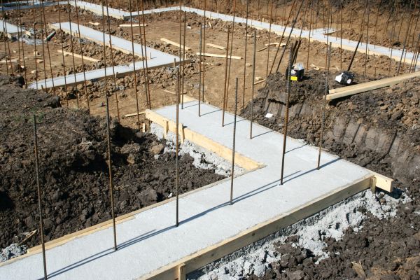 Cost of Footing Construction in Upland